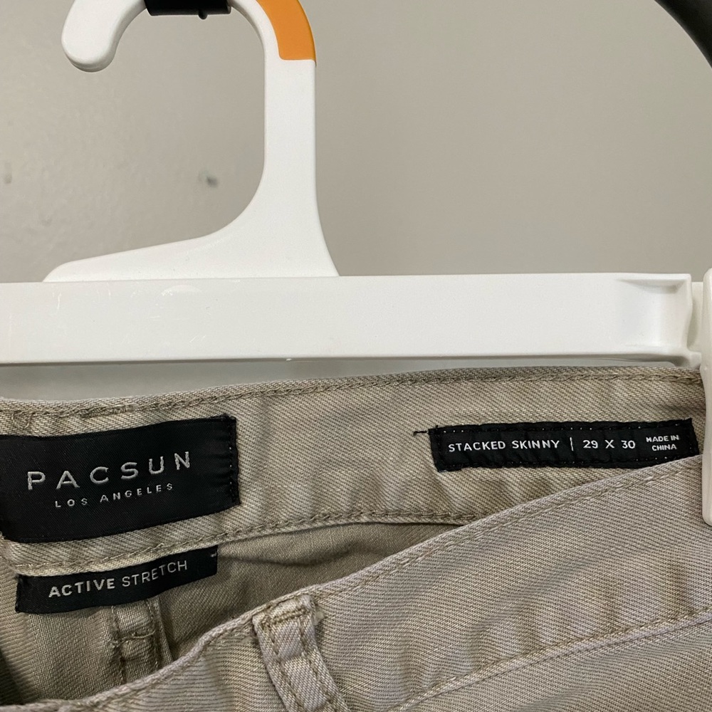 Packing stacked skinny fit jeans